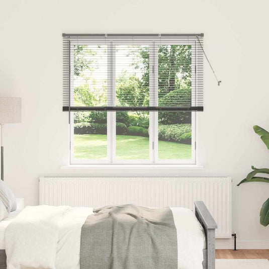 Vidaxl venetiaanse jaloezieën donkergrijs 175 x 145 cm aluminium