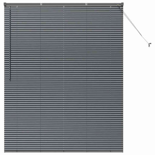Vidaxl venetiaanse jaloezieën donkergrijs 175 x 145 cm aluminium