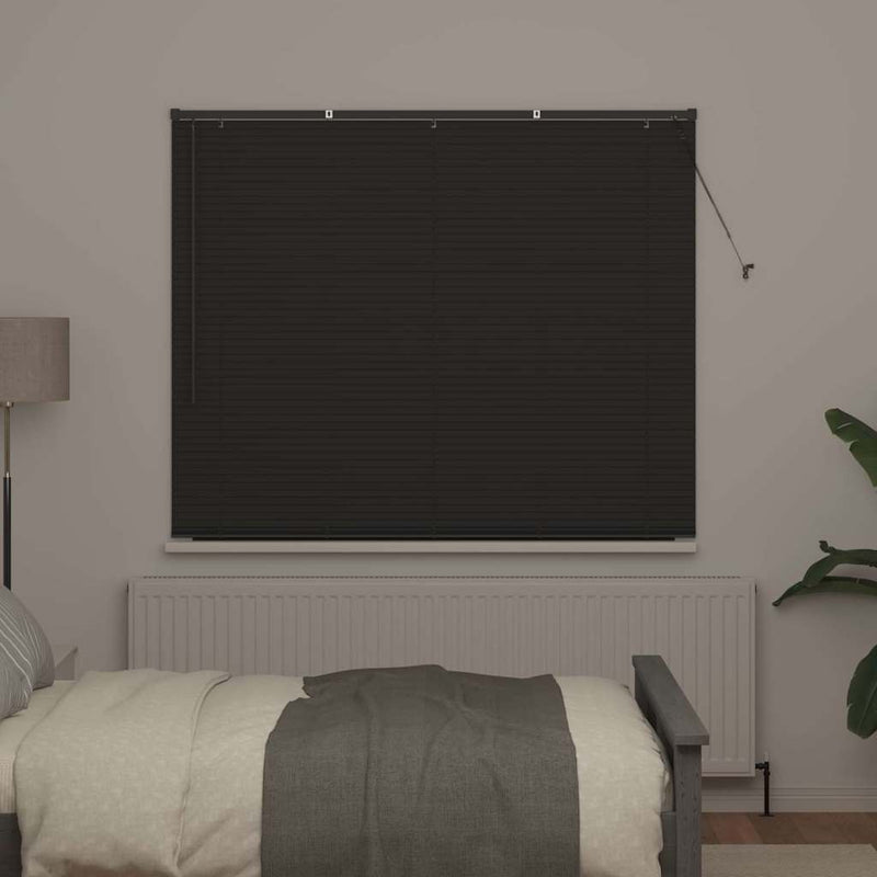 Load image into Gallery viewer, Vidaxl venetiaanse jaloezieën donkergrijs 175 x 155 cm aluminium
