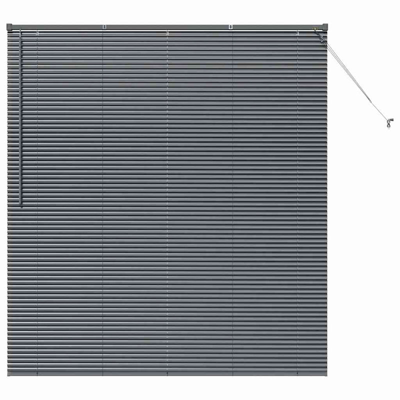 Load image into Gallery viewer, Vidaxl venetiaanse jaloezieën donkergrijs 175 x 160 cm aluminium
