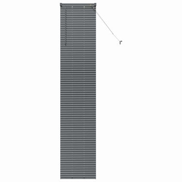Vidaxl venetiaanse jaloezieën donkergrijs 220 x 45 cm aluminium