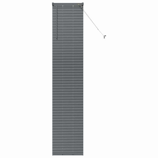 Vidaxl venetiaanse jaloezieën donkergrijs 220 x 45 cm aluminium