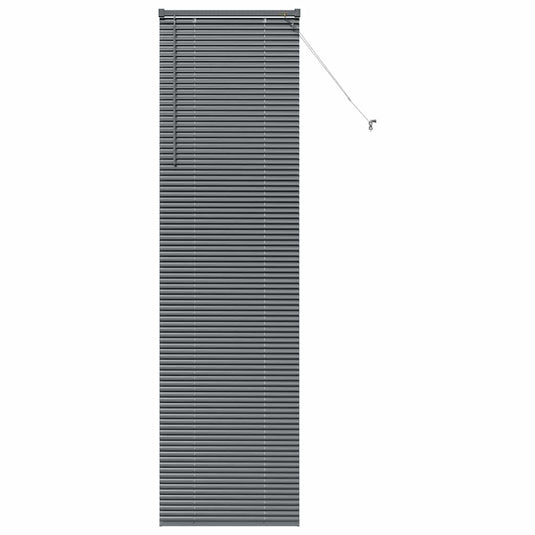 Vidaxl venetiaanse jaloezieën donkergrijs 220 x 55 cm aluminium