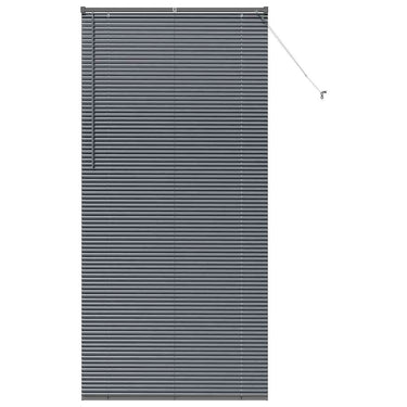 Vidaxl venetiaanse jaloezieën donkergrijs 220 x 105 cm aluminium