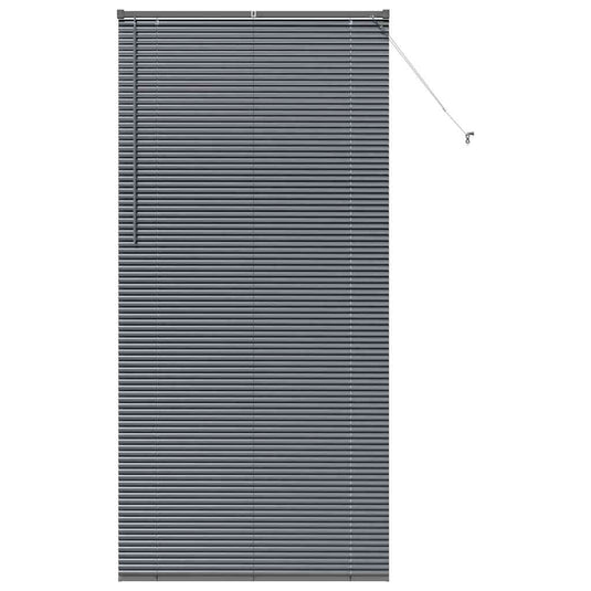 Vidaxl venetiaanse jaloezieën donkergrijs 220 x 105 cm aluminium