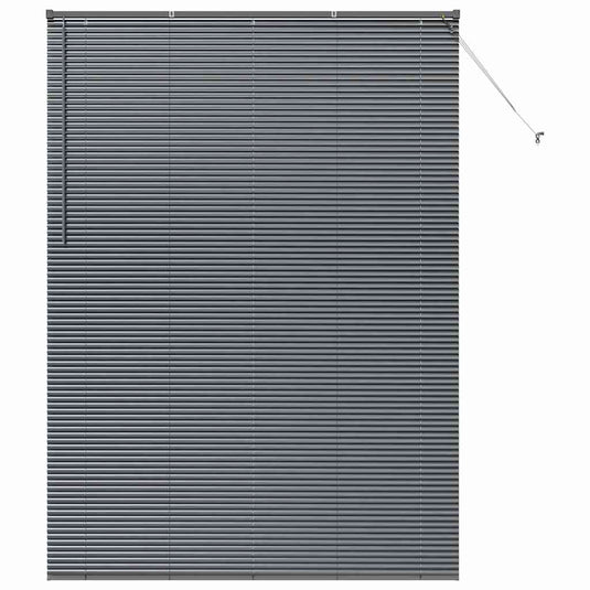 Vidaxl venetiaanse jaloezieën donkergrijs 220 x 155 cm aluminium
