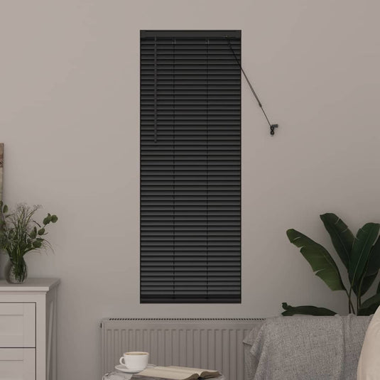 Vidaxl venetiaanse jaloezieën zwart 130 x 40 cm aluminium