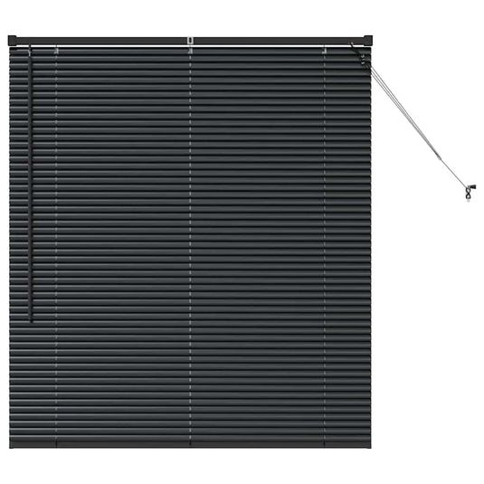 Vidaxl venetiaanse jaloezieën zwart 130 x 115 cm aluminium