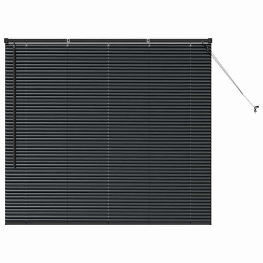 Vidaxl venetiaanse jaloezieën zwart 130 x 145 cm aluminium