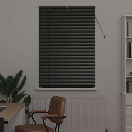 Vidaxl venetiaanse jaloezieën zwart 175 x 85 cm aluminium