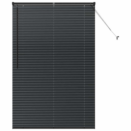 Vidaxl venetiaanse jaloezieën zwart 175 x 110 cm aluminium