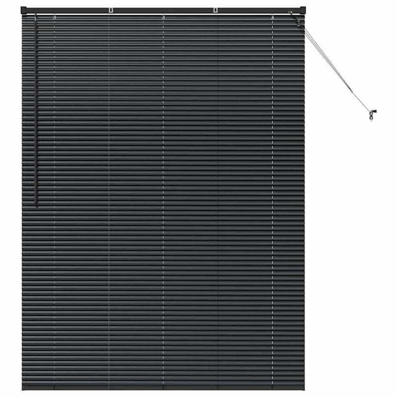 Load image into Gallery viewer, Vidaxl venetiaanse jaloezieën zwart 175 x 130 cm aluminium

