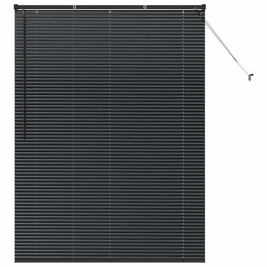 Vidaxl venetiaanse jaloezieën zwart 175 x 135 cm aluminium