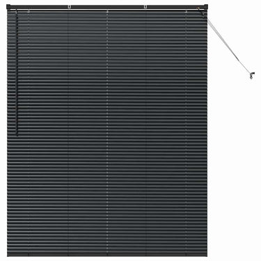 Vidaxl venetiaanse jaloezieën zwart 175 x 145 cm aluminium