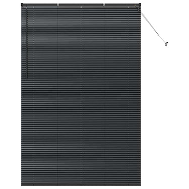 Vidaxl venetiaanse jaloezieën zwart 220 x 145 cm aluminium