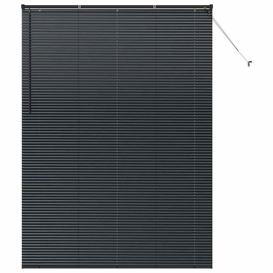 Vidaxl venetiaanse jaloezieën zwart 220 x 155 cm aluminium