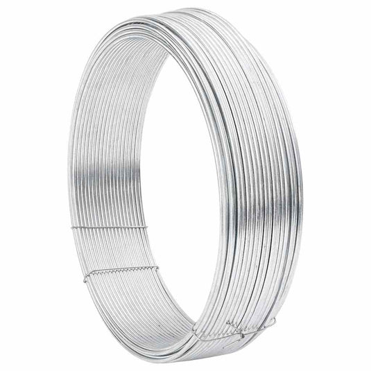 Vidaxl hek binddraad zilver 80 m warm verzinkte draad