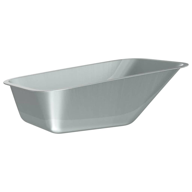 Load image into Gallery viewer, Vidaxl vervanging voor kruiwagenlade zilver 88 x 60 x 32 cm staal
