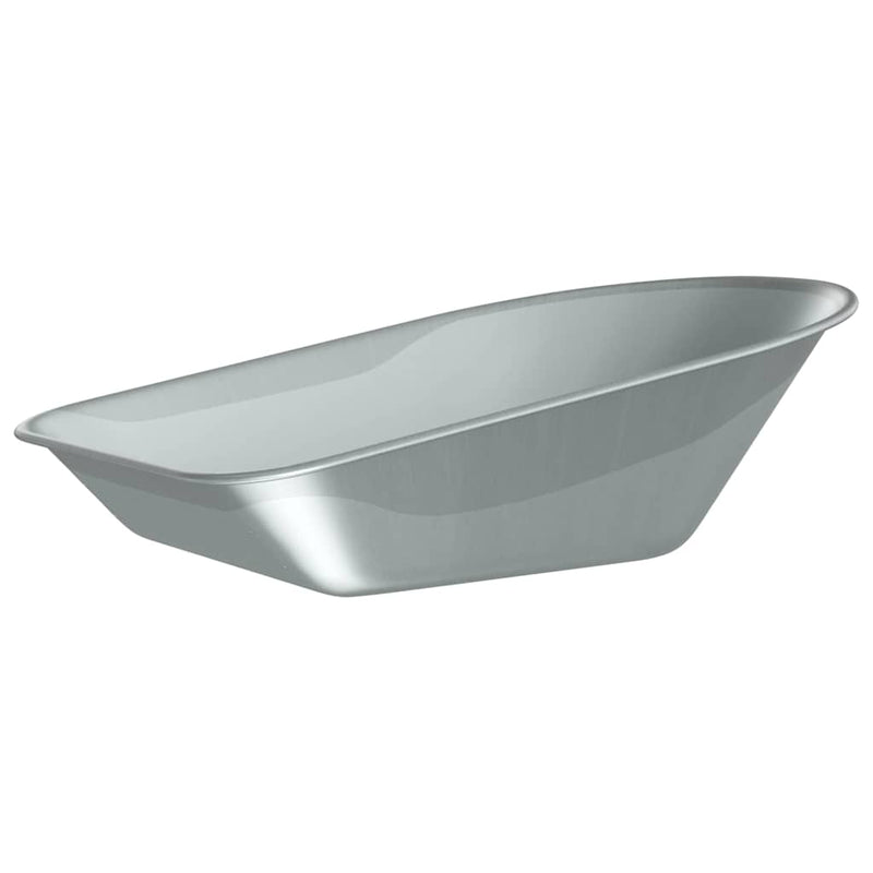 Load image into Gallery viewer, Vidaxl vervanging voor kruiwagenlade zilver 90 x 63 x 28 cm staal
