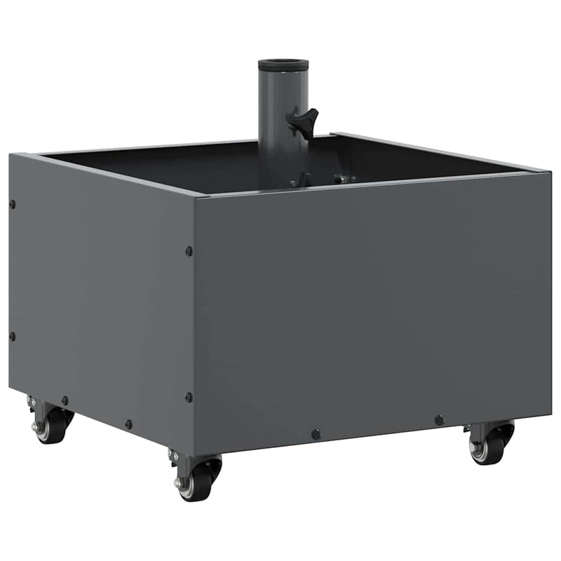 Load image into Gallery viewer, Vidaxl parasolvoet antraciet 45 x 45 x 45 cm staal

