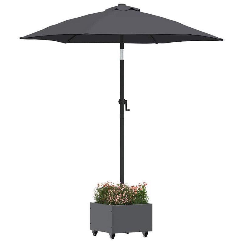 Load image into Gallery viewer, Vidaxl parasolvoet antraciet 45 x 45 x 45 cm staal

