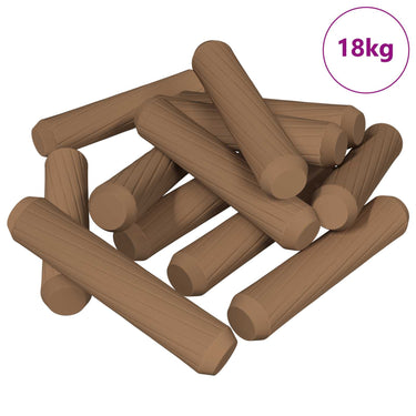 Vidaxl houten dowels 18000 pcs bruin massief hout