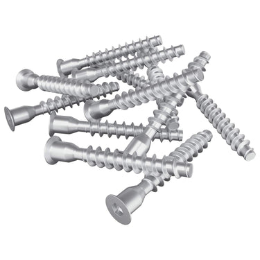 Vidaxl bevestigingsschroeven 2500 pcs zilver metaal