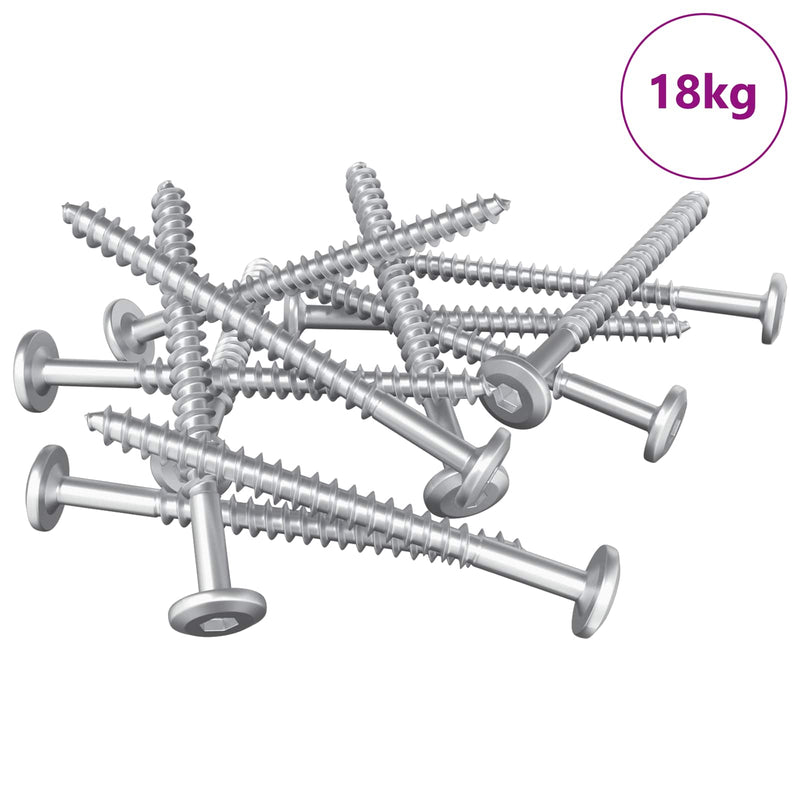 Load image into Gallery viewer, Vidaxl houten schroeven 1900 pcs zilver staal

