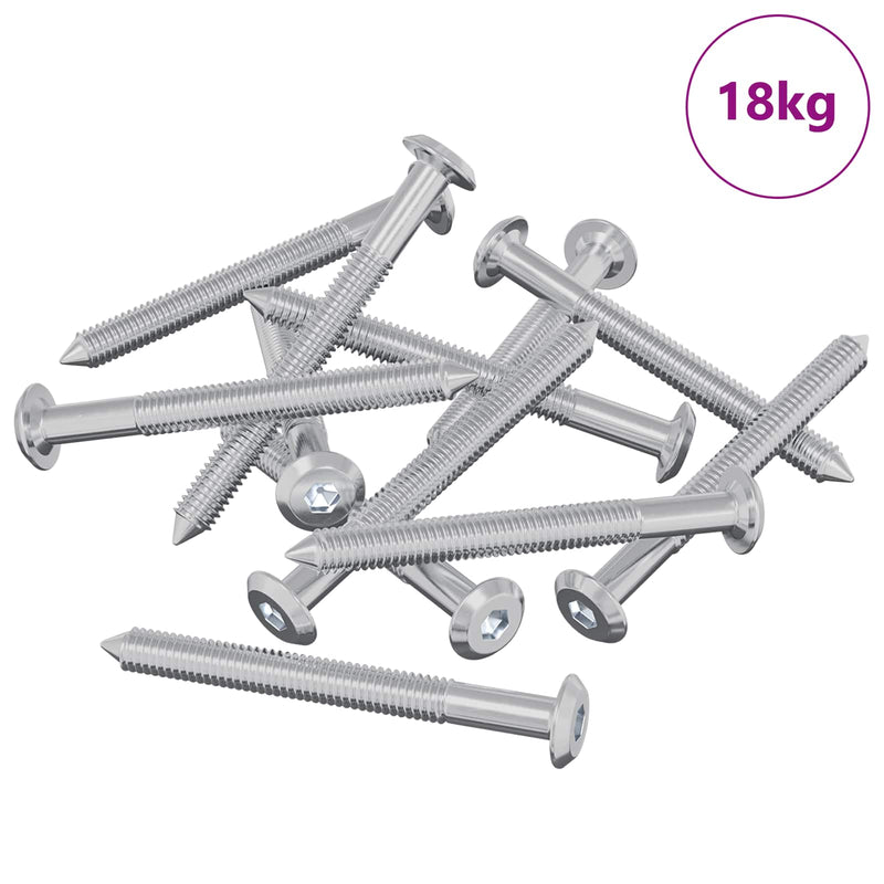Load image into Gallery viewer, Vidaxl meubelschroeven 1600 pcs zilver staal
