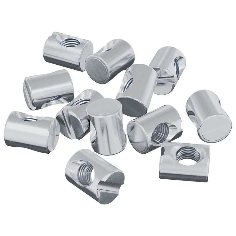 Load image into Gallery viewer, Vidaxl barrelmoeren 3462 pcs zilver m6 x 13 mm metaal
