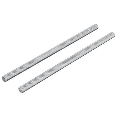 Vidaxl draadstaaf 2 pcs zilver 6 x 120 mm staal