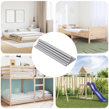 Vidaxl draadstaaf 900 pcs zilver staal