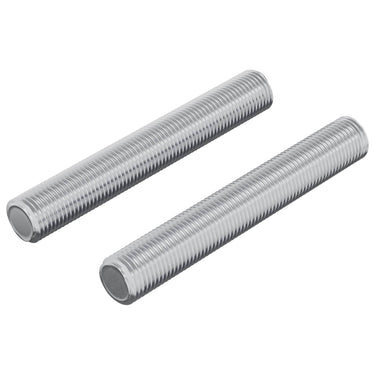 Vidaxl draadstaaf 2 pcs zilver 8 x 55 mm staal