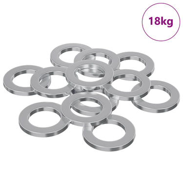 Vidaxl washers 50000 pcs zilver ijzer