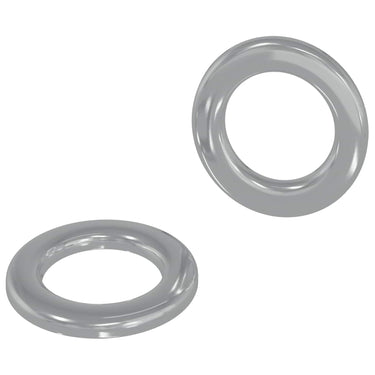 Vidaxl washers 2 pcs zilver 10 x 10 x 0,8 mm ijzer