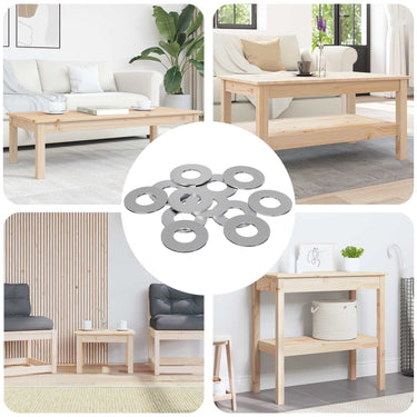 Vidaxl washers 11842 pcs zilver ijzer