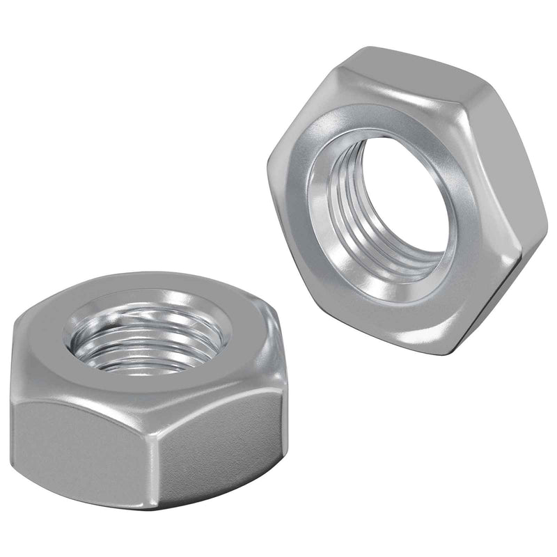 Load image into Gallery viewer, Vidaxl zeshoekige moeren 2 pcs zilver m8 ijzer
