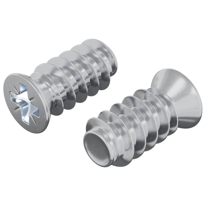 Load image into Gallery viewer, Vidaxl bout 2 pcs zilver m6 x 12 mm ijzer
