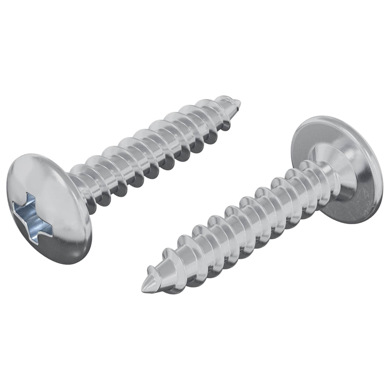 Load image into Gallery viewer, Vidaxl zelftappende nagel 2 pcs verzinkt 4 x 20 mm staal
