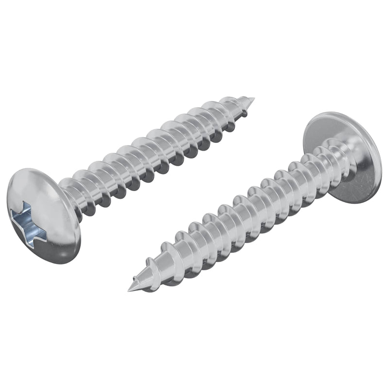Load image into Gallery viewer, Vidaxl zelftappende nagel 2 pcs verzinkt 4 x 25 mm staal
