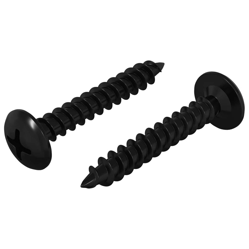 Load image into Gallery viewer, Vidaxl zelftappende nagel 2 pcs zwart 4 x 25 mm staal
