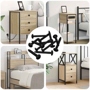 Vidaxl tapnagel 8219 pcs zwart staal