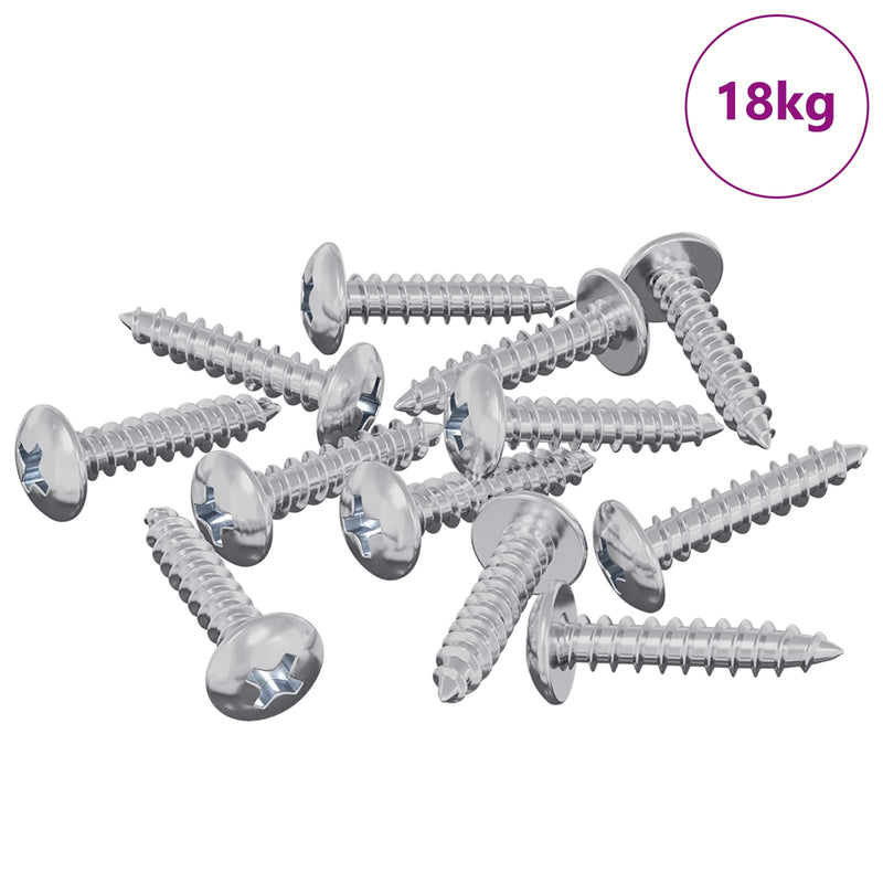 Load image into Gallery viewer, Vidaxl houten schroeven 10976 pcs zilver staal
