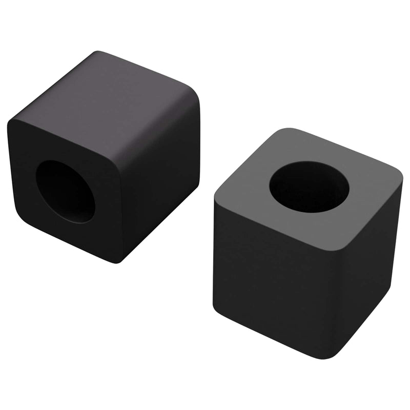 Load image into Gallery viewer, Vidaxl ladehouder 2 pcs zwart 15 x 15 x 15mm pp copolymeer
