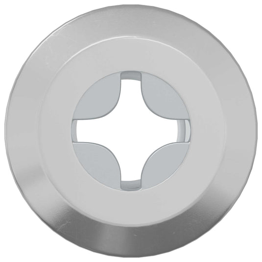 Vidaxl slotmoer 12 pcs nikkel m6 x 25 mm staal