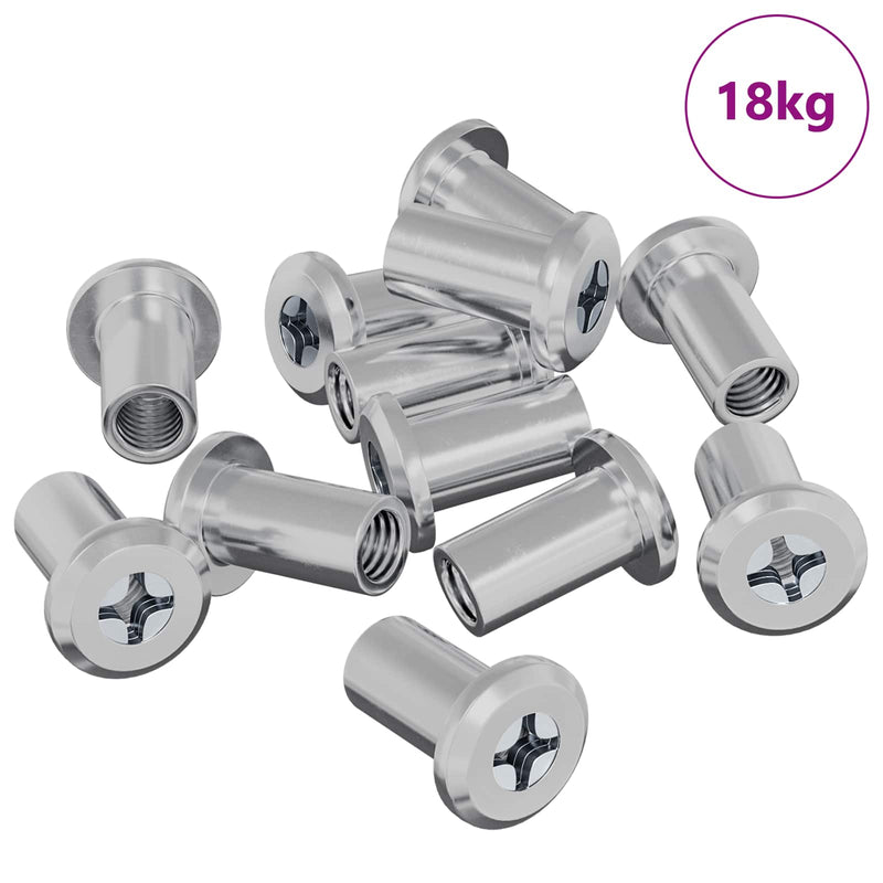 Load image into Gallery viewer, Vidaxl slotmoer 3673 pcs zilver staal
