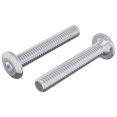 Vidaxl vergrendelingsschroef 2 pcs zilver m6 x 35 mm staal