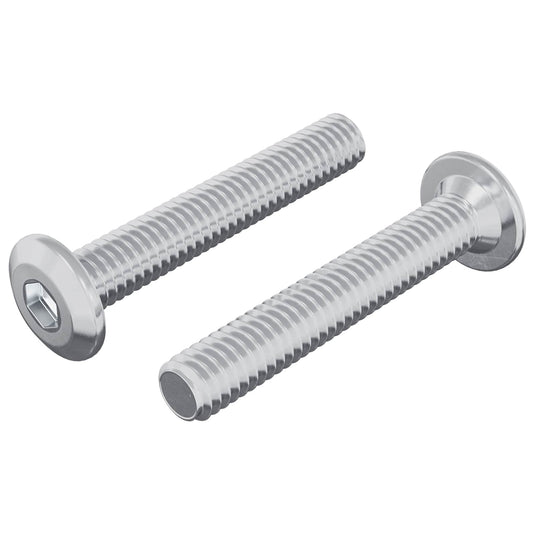 Vidaxl vergrendelingsschroef 2 pcs zilver m6 x 35 mm staal