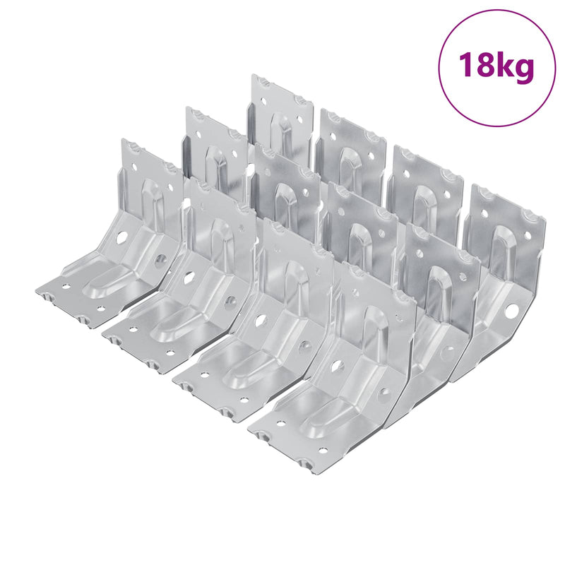 Load image into Gallery viewer, Vidaxl beugel 212 pcs verzinkt 106 x 55 x 1,5mm staal
