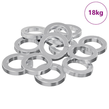 Vidaxl veer washer 15929 pcs wit ijzer
